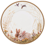 Чайная пара из фарфора с изображением собаки и зайцев 300 мл Hunting Porcelain Collection варинант исполнения - 2 | Loft Concept в Кирове