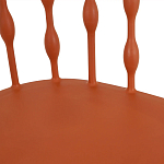 Пластиковый стул на ножках из массива бука Ferret Spiral Brown варинант исполнения - 6 | Loft Concept в Кирове