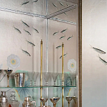 Обои ручная роспись Jakuchu Original colourway on Tarnished Silver gilded paper варинант исполнения - 2 | Loft Concept в Кирове