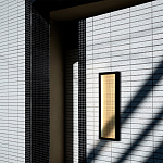 Светодиодное прямоугольное бра из металла черного цвета Lattice Lux варинант исполнения - 9 | Loft Concept в Кирове