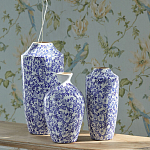 Ваза с синим цветочным узором Blue & White Ornament  варинант исполнения - 4 | Loft Concept в Кирове