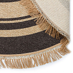 Ковер из комбинированного состава с узором Circles of goodness варинант исполнения - 4 | Loft Concept в Кирове