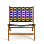 Кресло низкое из массива тика Barbados варинант исполнения - 3 | Loft Concept в Кирове