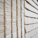 Большое Панно Абстракция белые нити Huipil Wall Hanging варинант исполнения - 2 | Loft Concept в Кирове