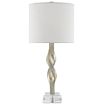 Настольная лампа с фигурным состаренным основанием Flooding with Light варинант исполнения - 2 | Loft Concept в Кирове