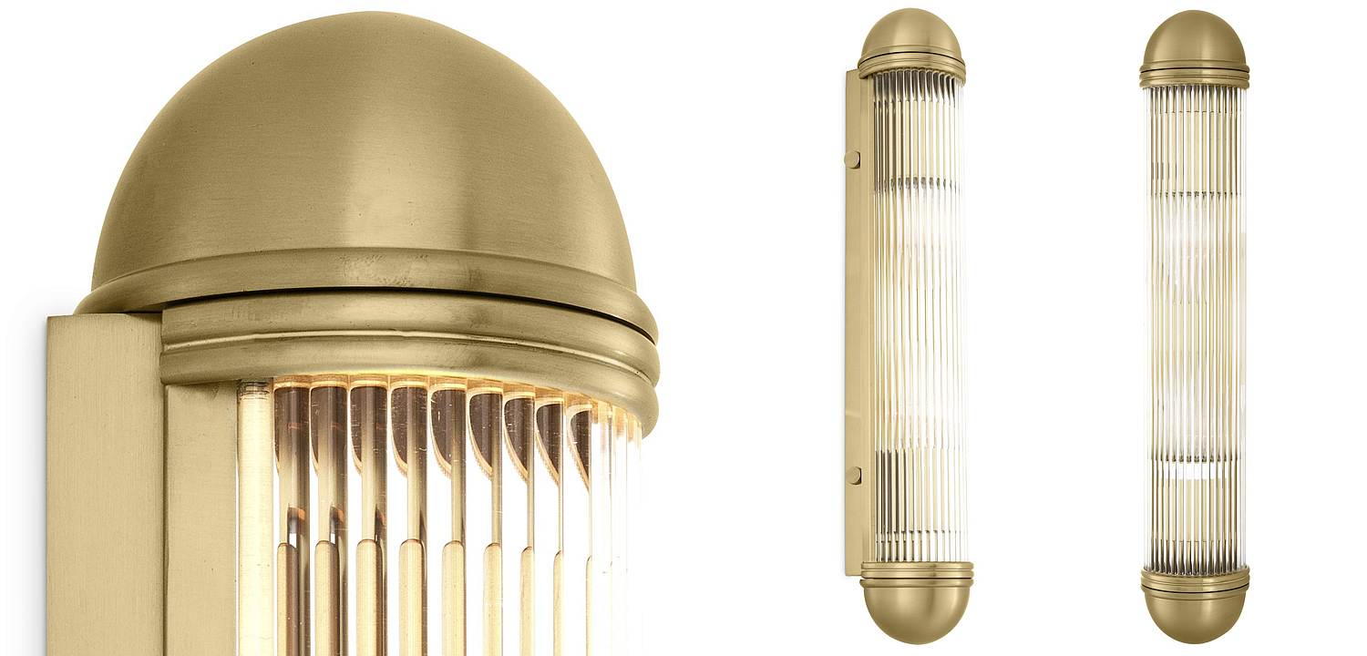 Бра Eichholtz Wall Lamp Auburn Brass Бра Eichholtz Wall Lamp Auburn Brass - Loft-Concept в Кирове