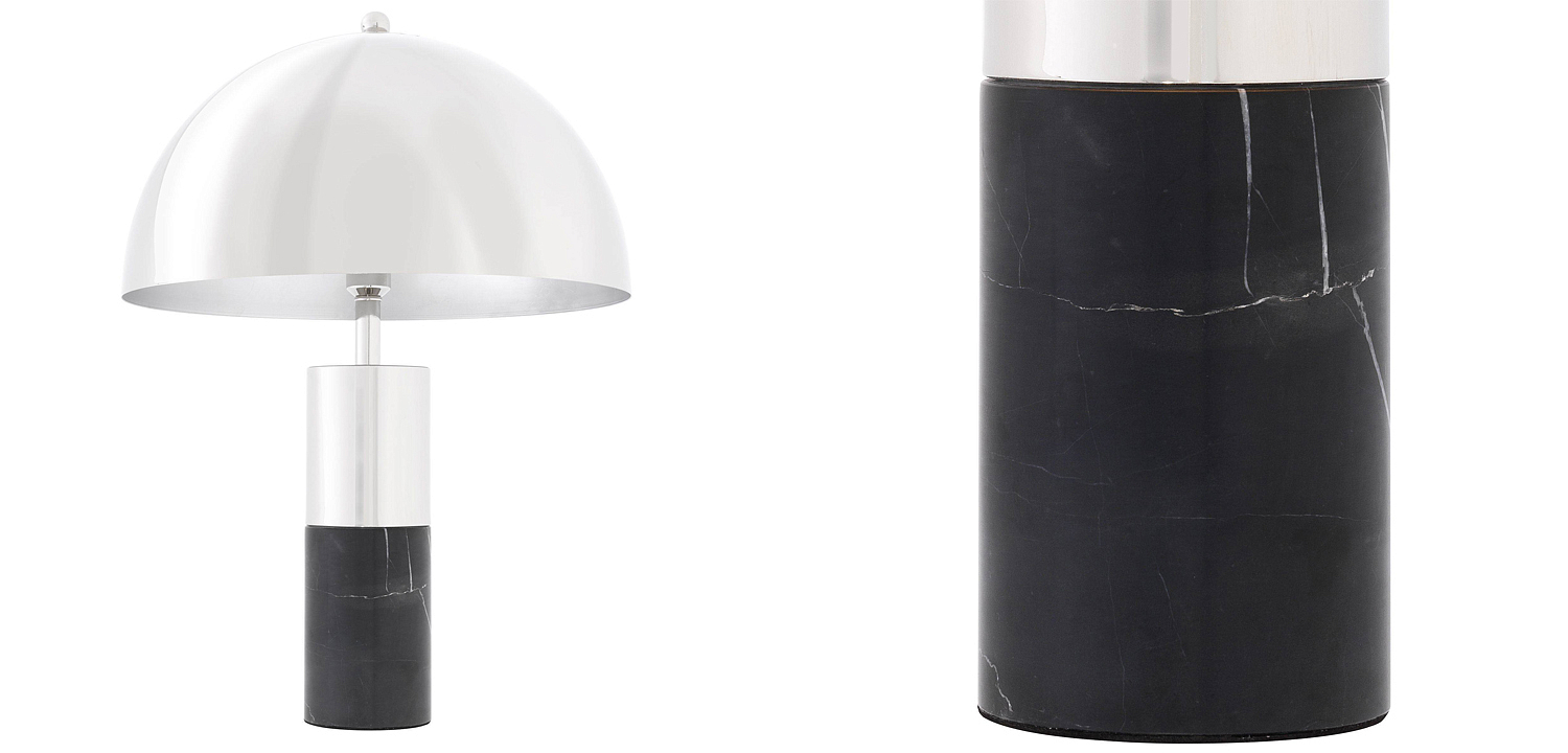 Настольная лампа Eichholtz Table Lamp Flair nickel Настольная лампа Eichholtz Table Lamp Flair nickel - Loft-Concept в Кирове