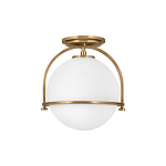 Потолочный светильник с плафоном в форме белого матового шара Hinkley варинант исполнения - 13 | Loft Concept в Кирове