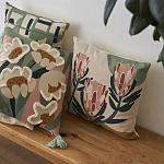 Подушка с цветочным принтом Blooming Elegance Lily варинант исполнения - 7 | Loft Concept в Кирове