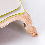 Кресло из натурального бука золотистое с изображением птиц и цветов Blooming Birds варинант исполнения - 3 | Loft Concept в Кирове