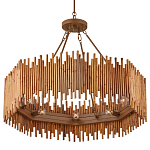 Люстра с абажуром из ротанга Wicker Furniture варинант исполнения - 3 | Loft Concept в Кирове