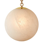 Подвесной светильник в форме шара из белого текстурного стекла Atmosphere варинант исполнения - 1 | Loft Concept в Кирове