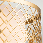 Потолочный светильник золотого цвета с каркасом в виде геометрических ромбов Elstead Lighting варинант исполнения - 4 | Loft Concept в Кирове