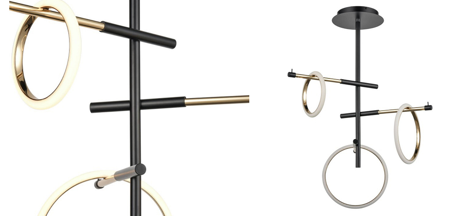 Люстра Jessenia Rings Chandelier 3 Люстра Jessenia Rings Chandelier 3 - Loft-Concept в Кирове