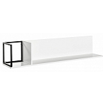 Полка навесная белая открытая Strict Lines  варинант исполнения - 3 | Loft Concept в Кирове