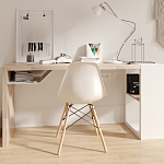 Письменный стол прямоугольный с полочкой под столешницей EcoComb варинант исполнения - 4 | Loft Concept в Кирове