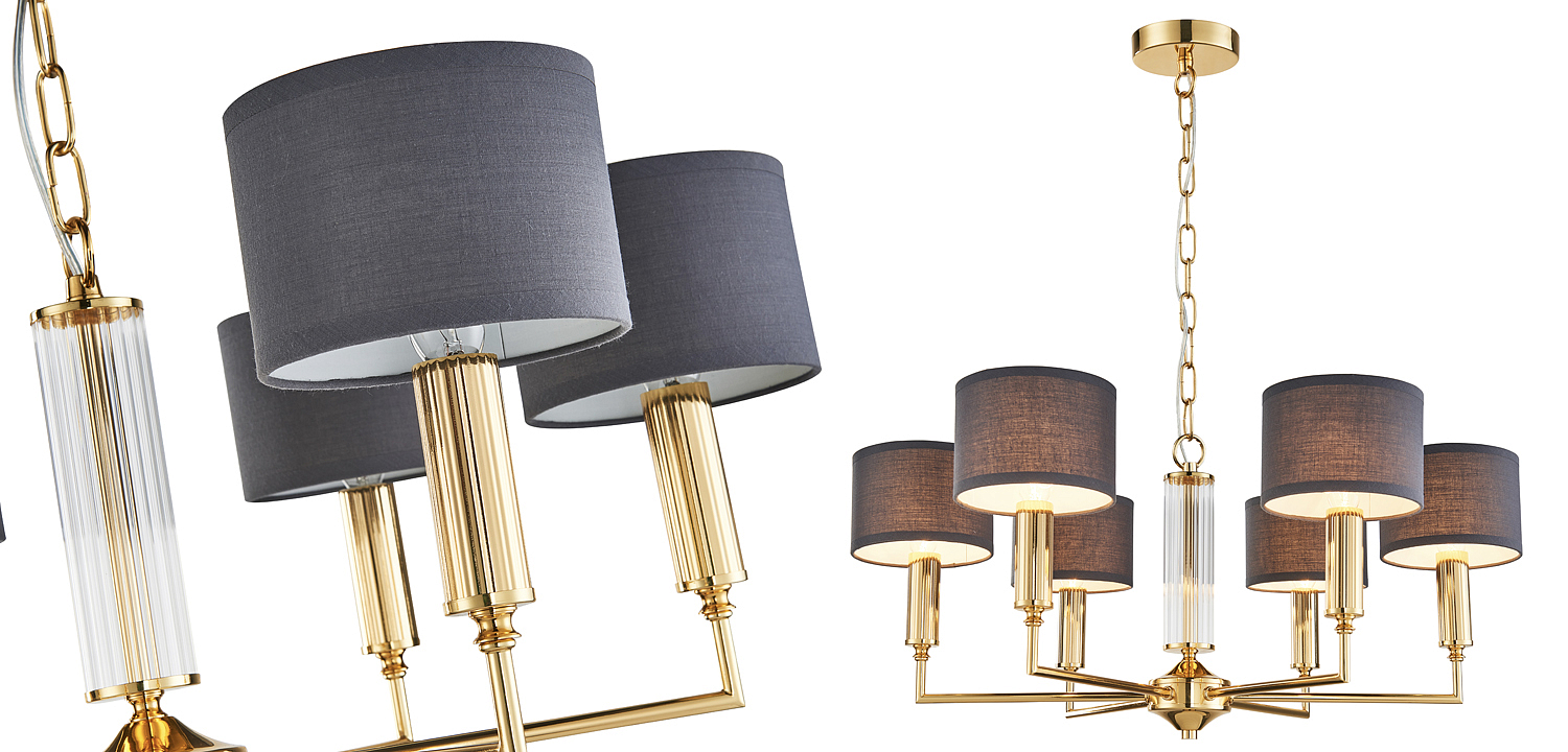 Люстра Laurent Chandelier grey 66 Люстра Laurent Chandelier grey 66 - Loft-Concept в Кирове