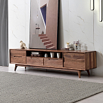 Тумба под телевизориз массива дерева TV Stand made of Walnut Wood варинант исполнения - 1 | Loft Concept в Кирове