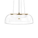 Подвесной светильник  с плоским прозрачным стеклянным плафоном Grada Light варинант исполнения - 4 | Loft Concept в Кирове