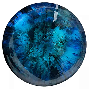 Арт-объект на стену Blue Circle Sculpture