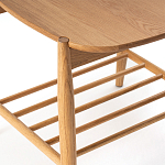 Приставной стол из массива дуба Reyer Side Table варинант исполнения - 3 | Loft Concept в Кирове