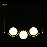 Люстра подвесная светодиодная Jagna 2 Gold and White варинант исполнения - 2 | Loft Concept в Кирове