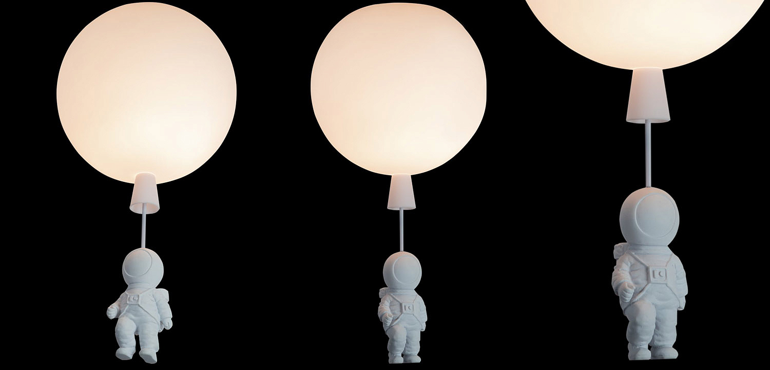 Потолочный светильник Cosmonaut white ball Потолочный светильник Cosmonaut white ball - Loft-Concept в Кирове