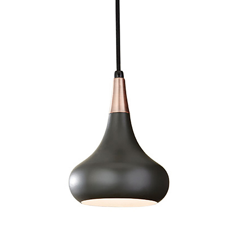  Подвесной светильник с каплевидным плафоном темного цвета Feiss Бронза Черный Графит в Кирове | Loft Concept 