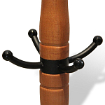 Вешалка напольная деревянная с черными металлическими крючками Noble Branches варинант исполнения - 3 | Loft Concept в Кирове