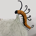 Статуэтка фантастический фрукт Exotic Tropical Fruit orange and white 67 варинант исполнения - 3 | Loft Concept в Кирове