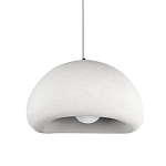 Подвесной светильник с куполообразным белым фактурным абажуром Sergey Makhno варинант исполнения - 1 | Loft Concept в Кирове