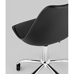 Офисный стул на металлическом основании EGGERY Black пластик варинант исполнения - 3 | Loft Concept в Кирове