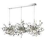 Люстра подвесная из трех частей с металлическими круглыми элементами Terzani Argent варинант исполнения - 7 | Loft Concept в Кирове