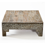 Кофейный стол Carved Сoffee table ручная резьба по дереву варинант исполнения - 1 | Loft Concept в Кирове