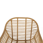 Стул с ротанговым плетением Wicker Half Chair с подлокотниками варинант исполнения - 4 | Loft Concept в Кирове