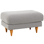 Мягкий пуф на деревянных ножках Garner Pouf Light варинант исполнения - 1 | Loft Concept в Кирове