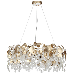 Люстра с декоративными подвесками из прозрачного стекла в форме монеток FAIRYTREE Light варинант исполнения - 10 | Loft Concept в Кирове