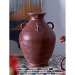 Ваза бордовая с 4-мя фактурными ручками Vase Burgundy Glaze варинант исполнения - 4 | Loft Concept в Кирове