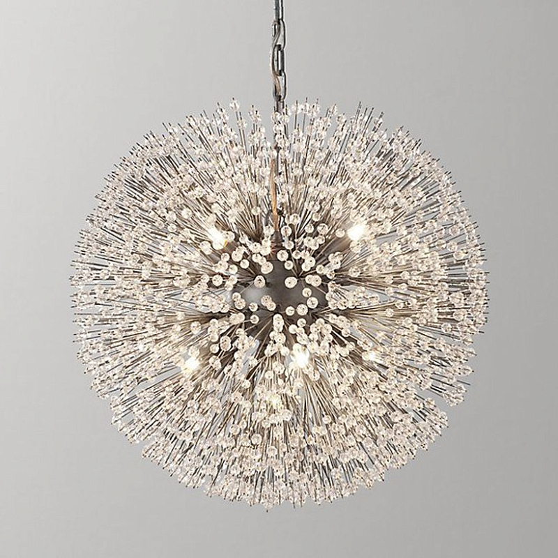 Люстра Dandelion Chandelier Серебряный Люстра Dandelion Chandelier Серебряный в Кирове | Loft Concept