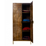 Распашной шкаф с фактурным фасадом Termite варинант исполнения - 3 | Loft Concept в Кирове