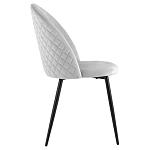 Мягкий стул в сером велюре Miruna Chair варинант исполнения - 5 | Loft Concept в Кирове