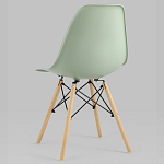Пластиковый стул на ножках из массива бука Eames Mint варинант исполнения - 5 | Loft Concept в Кирове