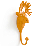 Настенный крючок голова оленя Deer Wall Hook Mustard варинант исполнения - 2 | Loft Concept в Кирове