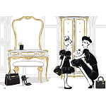 Megan Hess. Te Lttle Blk Dess варинант исполнения - 8 | Loft Concept в Кирове