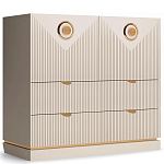 Комод с фактурным фасадом Satin Furniture варинант исполнения - 1 | Loft Concept в Кирове