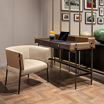 Письменный стол прямоугольный с 2-мя выдвижными ящиками Bristol варинант исполнения - 4 | Loft Concept в Кирове