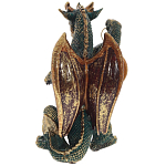 Часы в виде дракона Green Dragon with Clock варинант исполнения - 2 | Loft Concept в Кирове