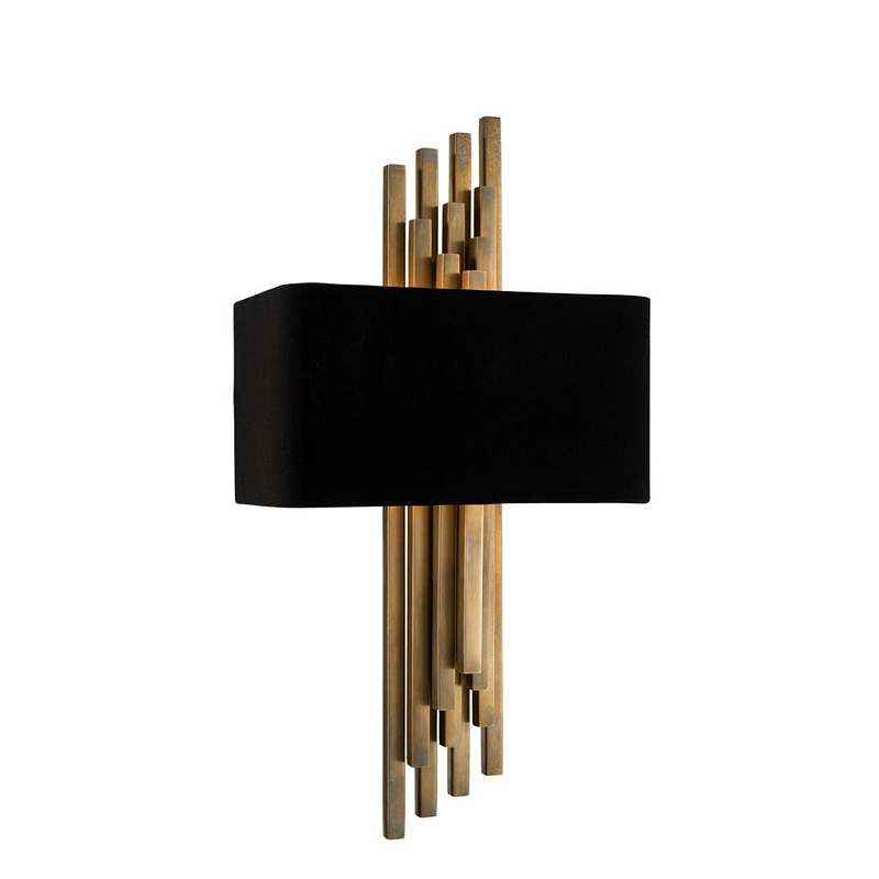 Бра Eichholtz Wall Lamp Caruso Brass Латунь Черный Бра Eichholtz Wall Lamp Caruso Brass Латунь Черный в Кирове | Loft Concept