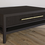 Кофейный стол Primo с двумя ящиками Темный орех варинант исполнения - 3 | Loft Concept в Кирове