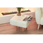 Керамический столик на деревянных ножках «Квадро» варинант исполнения - 7 | Loft Concept в Кирове